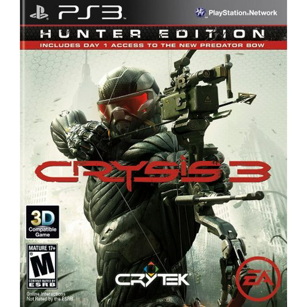 Crysis 3 Hunter Edition EA PlayStation 3 014633198096 Walmart Walmart crysis-3-hunter-edition-ea-playstation-3-014633198096-walmart-walmart