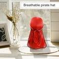 thumbnail image 5 of stanreset Silky Cap Bonnet Headwraps with Long Tail Fashion Elasticity Flexible Adjustable for Bikers Lovers Daily Decoration Red Average code, 5 of 5