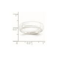 thumbnail image 2 of Ceramic White 6mm Polished Band Ring Size 6.5 Ring for Women and Men, 2 of 2