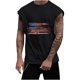 thumbnail image 1 of Hombres Moda Casual Impresión Suéter sin Mangas Cuello Redondo Tanque Deportivo, 1 of 4