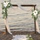 thumbnail image 3 of de de boda artificial Plantas de decoració accesorios de Blanco Colcomx arco flores, 3 of 7