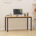 thumbnail image 5 of SogesPower Large Computer Desk 29.5"H Office Desk Computer Table with BIFMA Certification Sturdy Office Writing Desk,Teak Black, 5 of 6