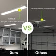 thumbnail image 3 of 4FT 120W LED Shop Light Linkable, 13000lm(400w Equivalent), 5000K Utility Shop Lights for Garages, Workshops, Basements, Hanging or FlushMount, with Power Cord and Pull Chain, ETL, 2 Pack, 3 of 7