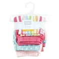 thumbnail image 2 of Hudson Baby Infant Girl Shorts Bottoms 4-Pack, Rainbow Stripe, 6-9 Months, 2 of 6
