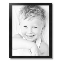 ArtToFrames 15" x 20" Black Picture Frame, 15x20 inch Black Wood Poster Frame (WOM-5139)