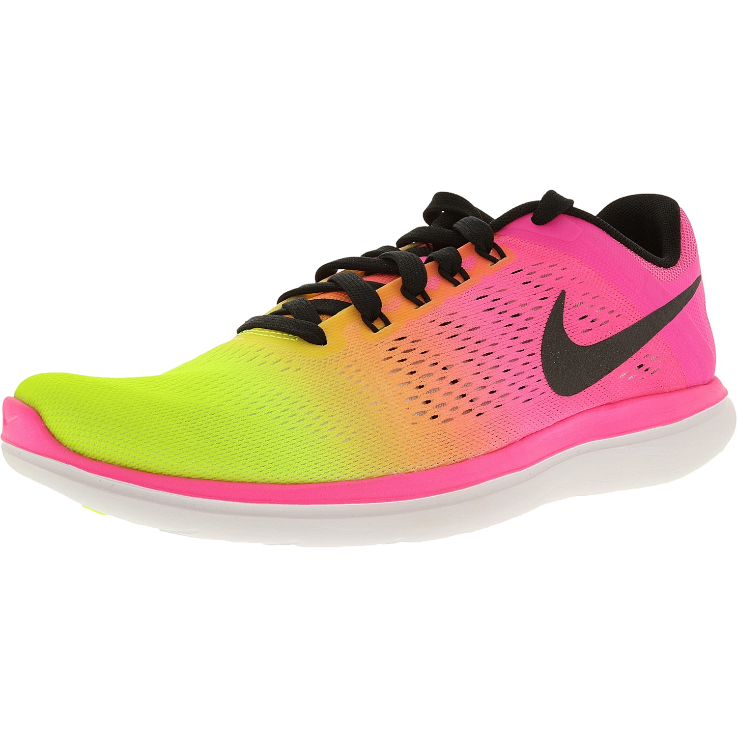 Nike Men's Flex 2016 Rn Oc Multi-Color/Multi-Color Ankle-High Mesh Cross Shoe - -