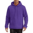 thumbnail image 1 of INSPIRE CHIC Chandail à Capuchon en Molleton Doublé en Peluche pour Homme avec Poche P Violet, 1 of 6