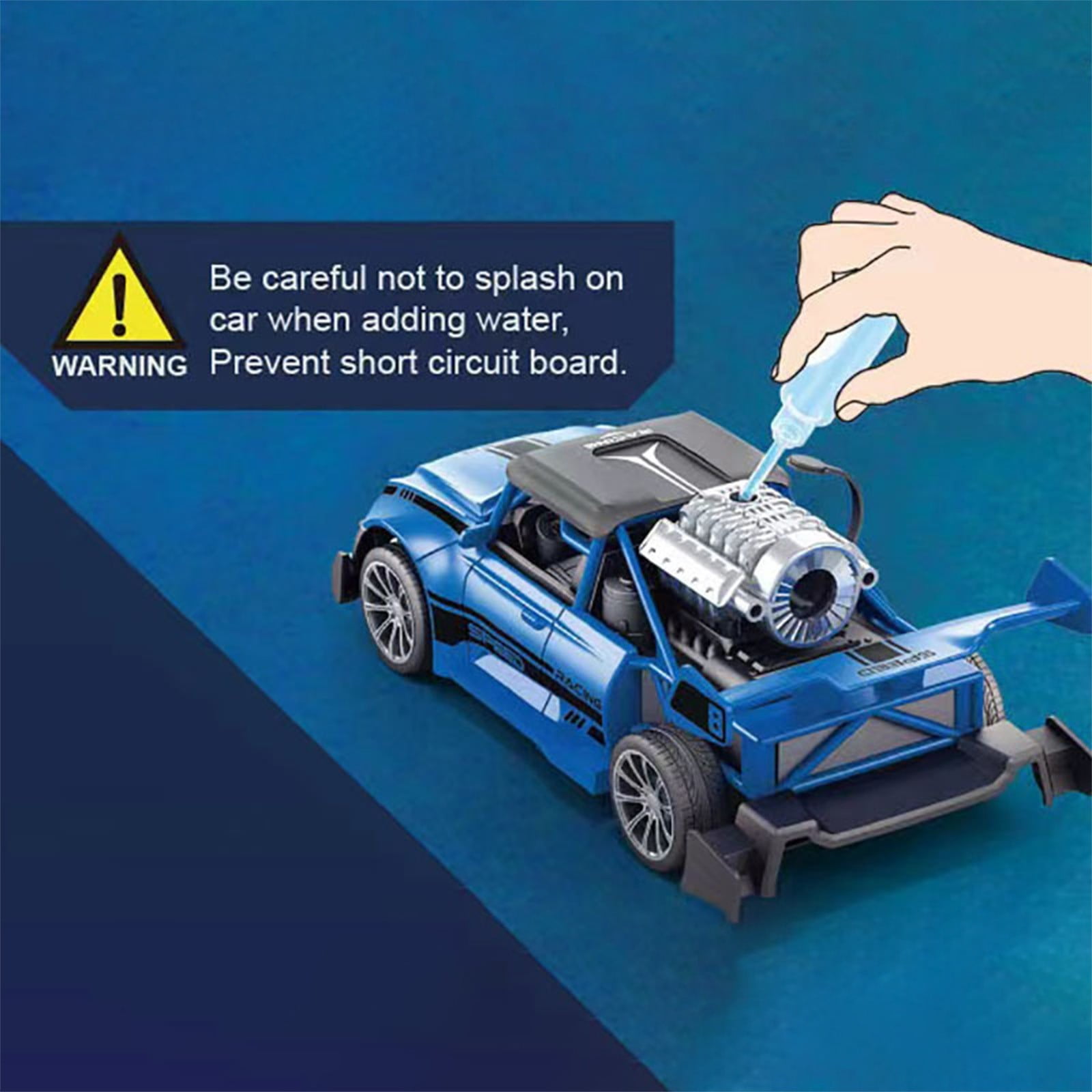 SPOORYYO High-speed Remote Control Car with Water Spray and Drift Features, 2.4Ghz Control, Powerful Motor, Stunt Tires, 360° Rotation, Cool Lights