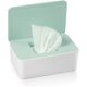thumbnail image 1 of Caja para toallitas húmedas para bebés Caja para toallitas húmedas con tapa, se puede colocar en la sala de estar, el dormitorio, la cocina, papel de almacenamiento, toalla seca, verde blanco, 1 of 5