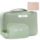 thumbnail image 1 of Neceser de viaje para maquillaje y cosméticos, ideal para mujeres y hombres (verde, 3 unidades), 1 of 5