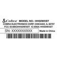 thumbnail image 5 of Cobra HH 50 WX ST Full-Featured Rugged Handheld CB Radio, 40 CB Radio Channels & NOAA Weather Alerts, 5 of 5