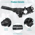 thumbnail image 5 of Unique Bargains Turn Signal Switch Multifunction Combination Switch for Toyota Camry 2007-2011 No.84140-33211, 5 of 7