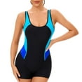 thumbnail image 5 of Comfortable High Neck One Piece Swimsuit - Women's Secure Bathing Suit with Wide Straps for Swimming & Relaxation, 5 of 8