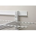 Rubbermaid FG3Q7100WHT 80" White FastTrack® Rails