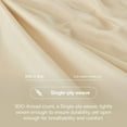 thumbnail image 3 of DOZ Long Staple Cotton Sheet Set, Soft Sateen Weave, Smooth, Breathable, Cooling, Durable, 3 of 10