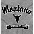 thumbnail image 2 of Montana Cute Bull Ranch Souvenir Men's Graphic T Shirt Tees Brisco Brands X, 2 of 4