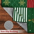 thumbnail image 3 of Christmas Runner Rug Hallway Rug Xmas Runner Kitchen Rug Washable Area Rug Non Slip Carpet Snowman Stocking Santa Claus Soft Rug for Bathroom Laundry Living Room, 3 of 8
