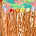 thumbnail image 3 of Falda de mesa de Césped hawaiano Kicko paquete de 2 9 pies x 29 pulgadas Isla hawaiana real, 3 of 9