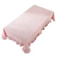 thumbnail image 1 of Mantel con volantes de color liso, rectangular, cuadrado, para mesa de comedor, para decoración de cocina, comedor y patio., 1 of 8