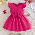 thumbnail image 5 of Tiijoy Girls 2-Pack Dresses Sleeveless Ribbed Bow Princess Dress for Baby, Sizes 12-18M, 5 of 8