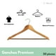 thumbnail image 2 of 20 Ganchos Para Ropa Madera Premium ZOMILUX, Perchas para Pantalones con Barra Antideslizante y Gancho Giratorio 360°, 2 of 5