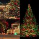 thumbnail image 2 of Guirnalda de luces solares EEW, paquete de 2, 200 LED, resistentes al agua, RGB, 2 of 3