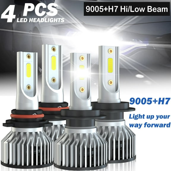 For 2019-2020 Kia Sorento LED Headlights High Low Beam 4 Bulbs Combo Kit White 500% Brighter than Halogen 12000LM 100W 6000K 4pcs