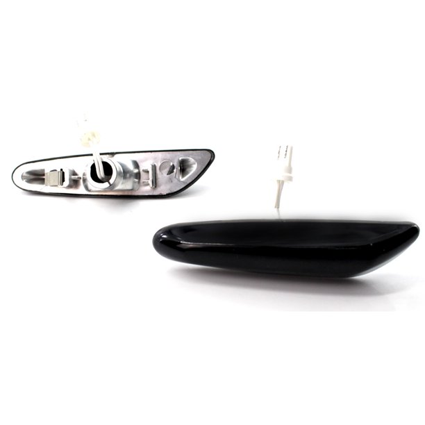 Riwesomey 1 par de luces de posición lateral luces indicadoras de giro LED para coche con carcasa de PC Compatible con Serie 3 E46 E60 E90 E92 E93 E87 Vehículos, repuestos y accesorios Mis