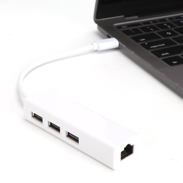 Adaptateur Ethernet Type RJ45 Type C vers USB 2.0 100M Accessoire pour WIN XP/7/8/OS X