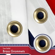 G128 American Flag, 3x5 ft, Printed 150D Polyester, Stars & Stripes, Brass Grommets, Indoor/Outdoor