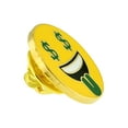 thumbnail image 2 of PinMart's Money Face Dollar Sign Enamel Lapel Pin, 2 of 3