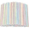 thumbnail image 1 of 600/1200pcs Plastic Straws Plastic Drinking Straws -, 1 of 3