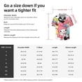 thumbnail image 5 of Lsque Sanrio print Men's Cuban Collar Short Sleeve Shirt Summer Beachwear Casual Button Down Fashionable Vacation Leisure Shirt-Medium, 5 of 7