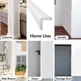 thumbnail image 4 of Rubber Bond Wall Corner Guard Edge Protector, 1x1x36 inch Baby Proofing Corner Guards | Self-Adhesive Furniture Edge Strips for Home & Office (15 Pack, White), 4 of 7