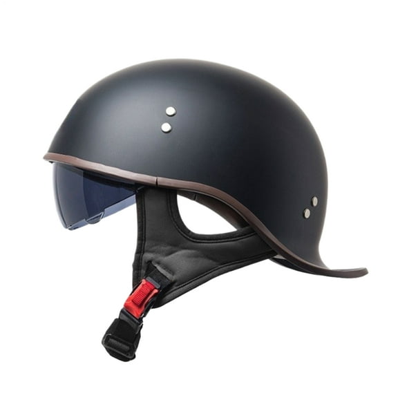 Motorcycle Helmets | Racing Motocross Half Face Helmet | Equipped with Visor, Windproof, Ventilated and Shock-Absorbing, Ideal for Motocross, Racing, Adventure and Touring