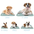 thumbnail image 5 of Cool Pet Pad - Large, Sage Grey - Self-Cooling, Pressure Activated Mat for Dogs & Cats from 46-80 lbs - Non-Toxic Gel, No Water Needed, 5 of 5