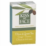Kiss My Face 53677 Olive & Green Tea Bar Soap