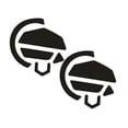 thumbnail image 3 of Replacement Mouse Feet G502 Gaming Mouse Feet Sticker Work Sessions 2 Sets, 3 of 3