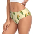 thumbnail image 2 of Balery Yellow Corn Ropa Interior de Algodón para Mujer con Dibujo – Braguitas Cómodas y Elásticas, Estilo Clásico-Small, 2 of 6