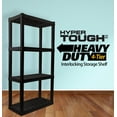 thumbnail image 3 of HYPER TOUGH 4-tier Interlocking Shelf (Black), 3 of 3