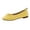 Yellow, variant on AUDeals Women's Ballet Flats, Square Toe Slip On Shoes with Bowknot and Soft Sole, Foldable Dress Shoes for Parties