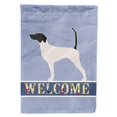 thumbnail image 1 of Carolines Treasures BB5499CHF English Pointer Welcome Flag Canvas House Size, 1 of 4