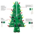 thumbnail image 2 of QualitChoice Kit Bluetooth Arbre de Noël Rotatif en ABS Capacité Pratique DIY Style Musical 3, 2 of 6