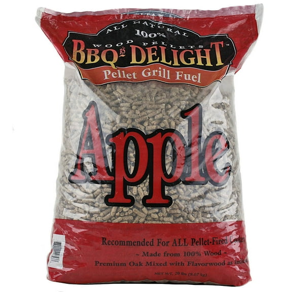 BBQr's Delight Apple Pellet Blend 20lb Grilling Smoking Pellets 100% All Natural