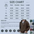 thumbnail image 3 of Qwertyu Hoodies for Men Waffle Knit Full Zip Up Hooded Sweatshirts Loose Casual Textured Pullover Sweatshirts with Pocket Mint Green 3XL, 3 of 4