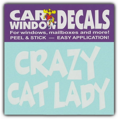 Car Window Decals: Crazy Cat Lady | I Love Cats | Stickers Cars Trucks
