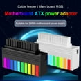 ATX 24Pin 90 Degree Power Adapter 5V 3 Pin ARGB ATX 24-Pin Power ...