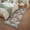 Red, variant on Washable Runner Rug 2x6 Vintage Retro Hallway Area Rug Distressed Floral Print Accent Carpet Soft Non Slip Laundry Mat Foldable Thin Throw Rugs for Entryway Bedroom Kitchen Runner, Light Grey