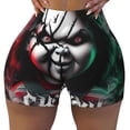 thumbnail image 2 of Lsque Chucky Pattern High Waisted Biker Shorts for Women-Tummy Control Fitness Athletic Workout Running Yoga Gym Shorts,Moisture-Wicking-X-Large, 2 of 9
