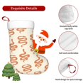 thumbnail image 5 of Yiaed Hand Drawn Snake Print Christmas Stockings, Christmas Stockings Hanging Ornaments, Christmas Stockings for Family Christmas Holiday Decorations, 5 of 7